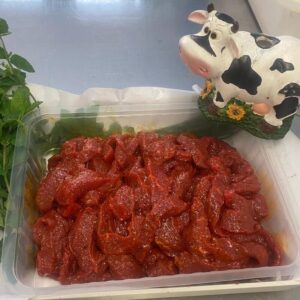 Emincé de bœuf mariné au paprika - 1kg