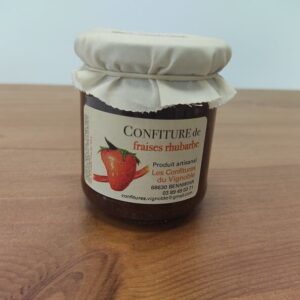 Confiture de Fraises Rhubarbe - 250g