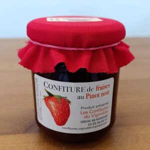 Confiture de fraises au pinot noir - 250g