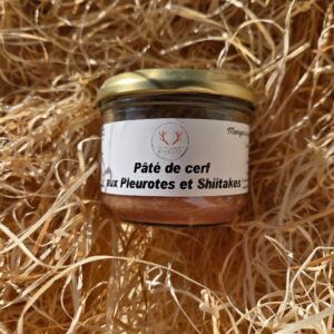 Pâté de cerf aux pleurotes et Shiitakes 180g